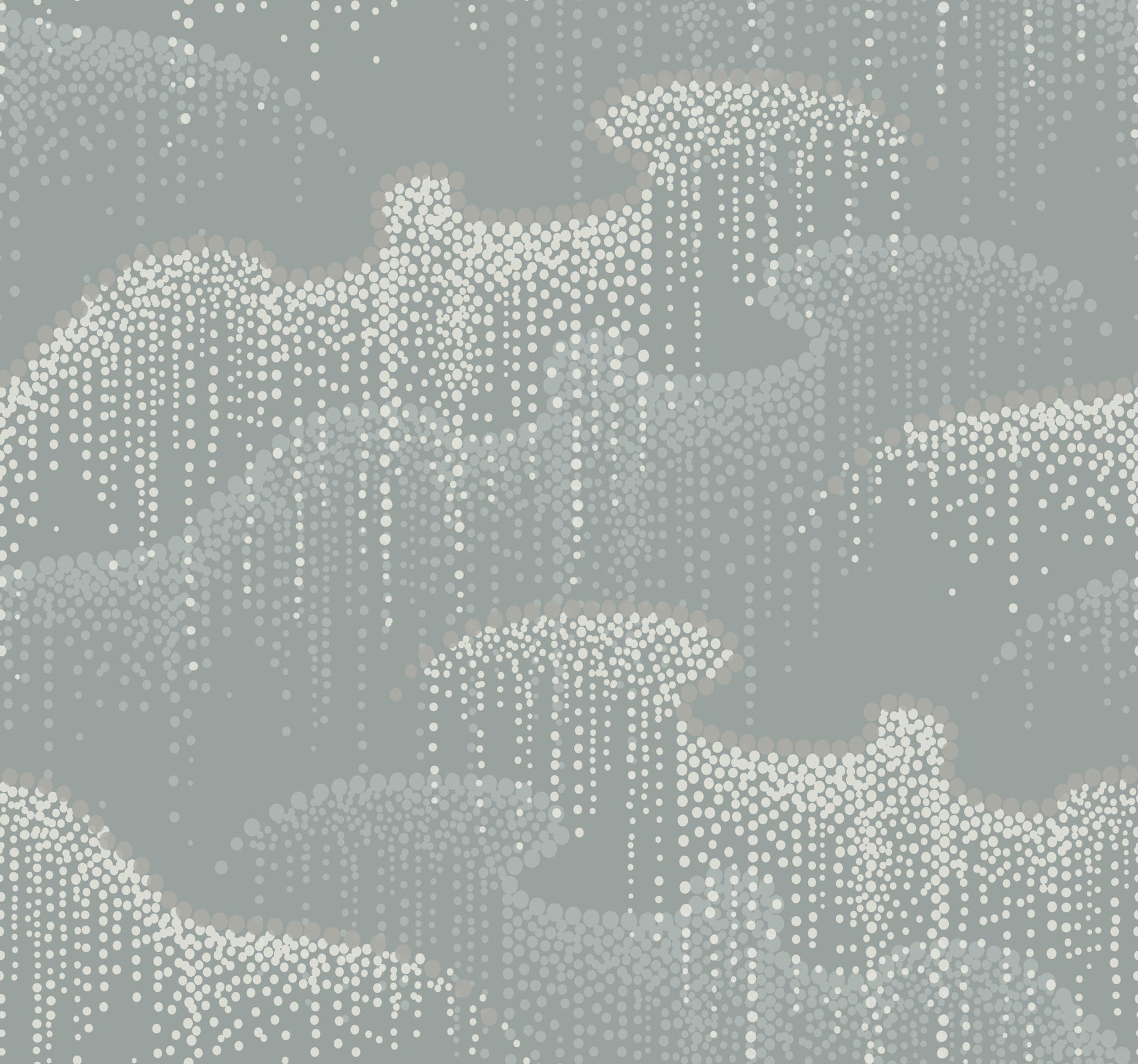 Moonlight Pearls Grey Wallpaper large image 