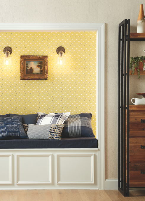 Roost Yellow Wallpaper