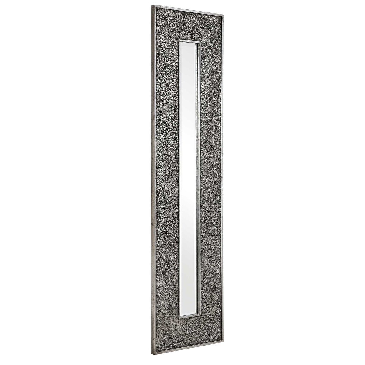 Bannon Tall Metallic Mirror, by Uttermost, 1'6.88" width x 6'1" height x 1.25" depth View 4