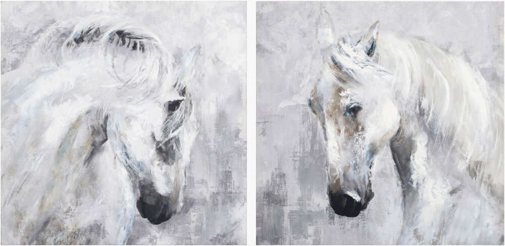 Assateague Canvas Art, Wall Hanging by Surya, 32" width x 32" height