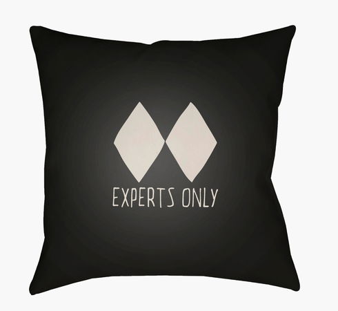 Black Diamond Accent Pillow