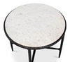 Dakor Round Side Table, Side & End Table by Sarreid, 24" length x 24" width x 22" height thumbnail 10