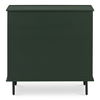 Reagan 3 Drawer Nightstand Deep Green, by Moe's Home, 31" width x 30.25" height x 18.5" depth thumbnail 4