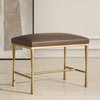 Reform Gold Small Bench, Benche by Uttermost, 23.75" width x 19" height x 16" depth thumbnail 4