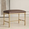 Reform Gold Small Bench, Furniture by Uttermost, 23.75" width x 19" height x 16" depth thumbnail 4