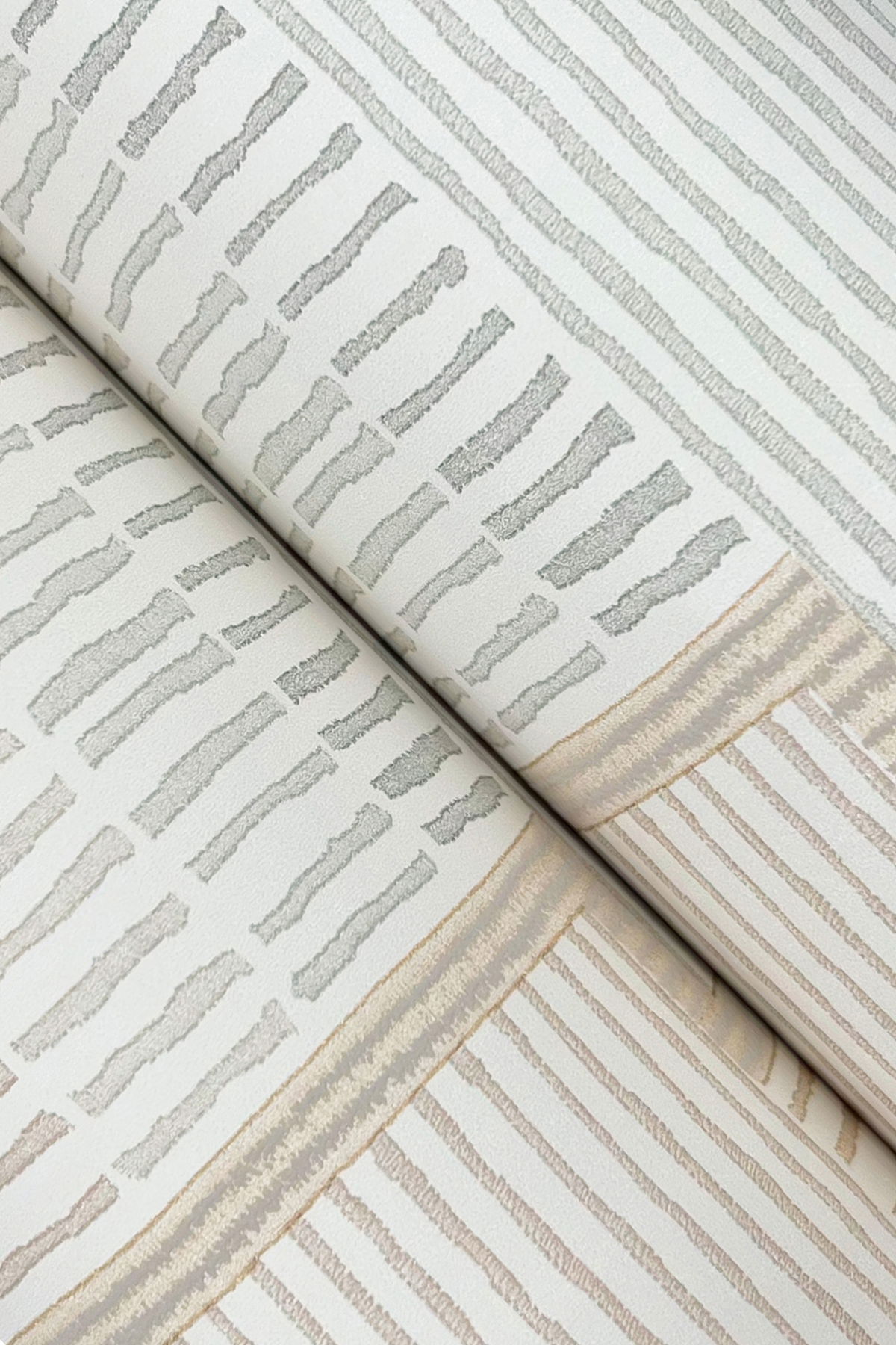 La Broderie Beige Wallpaper large image 