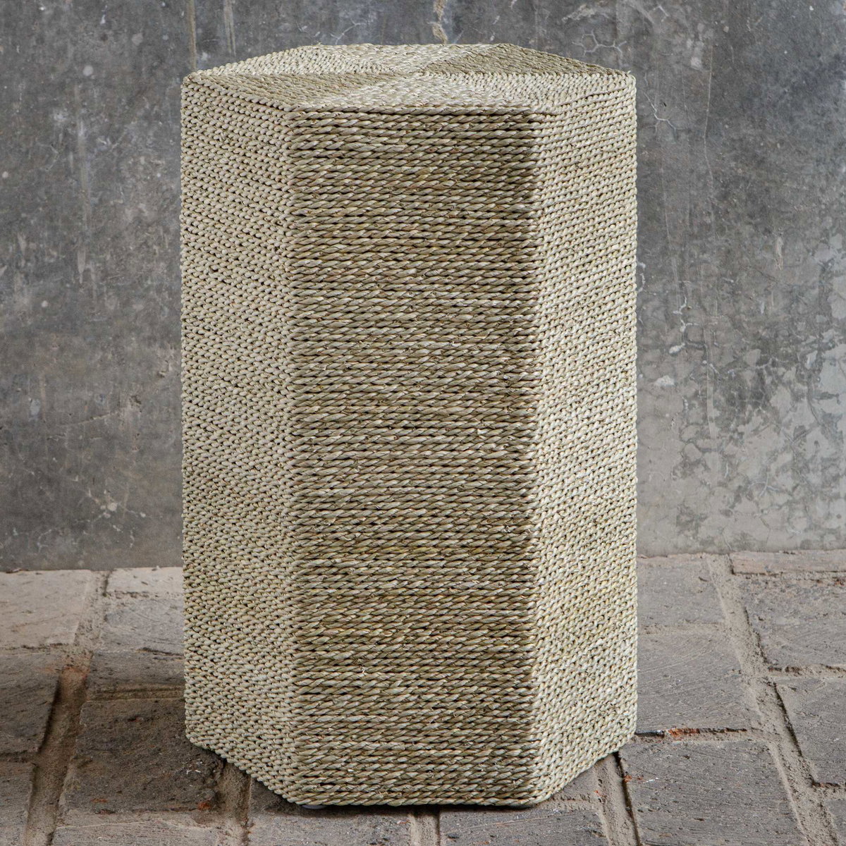 Sea Braid Accent Table, Side & End Table by Uttermost, 13" width x 20" height x 11.5" depth View 4