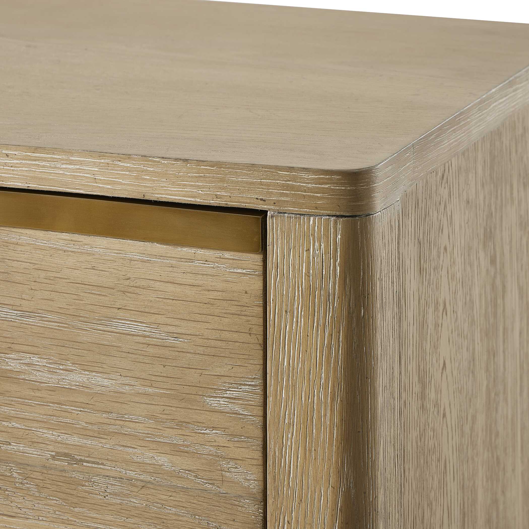 Tabi Natural Wood Side Table, Furniture by Uttermost, 26" width x 28" height x 18" depth View 8