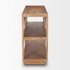 Bela Small Arched Console Table Medium Brown Wood thumbnail 3
