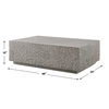 Hesston Outdoor Concrete Coffee Table thumbnail 2