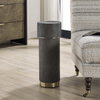 Wessex Charcoal Drink Table, Side & End Table by Uttermost, 8.5" width x 22.5" height x 8.5" depth thumbnail 3