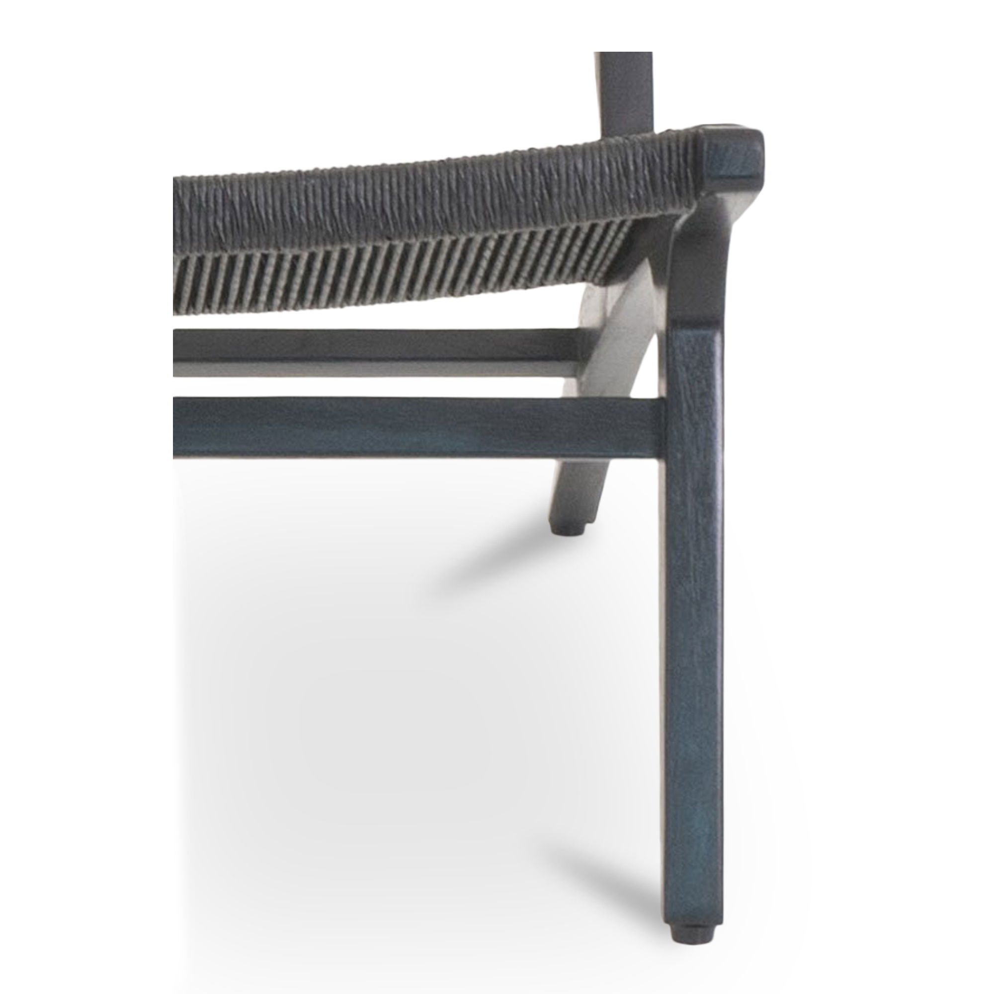 Palma Outdoor Lounge Chair Black, Accent Chair by Moe's Home, 25.5" width x 31" height x 35" depth View 5