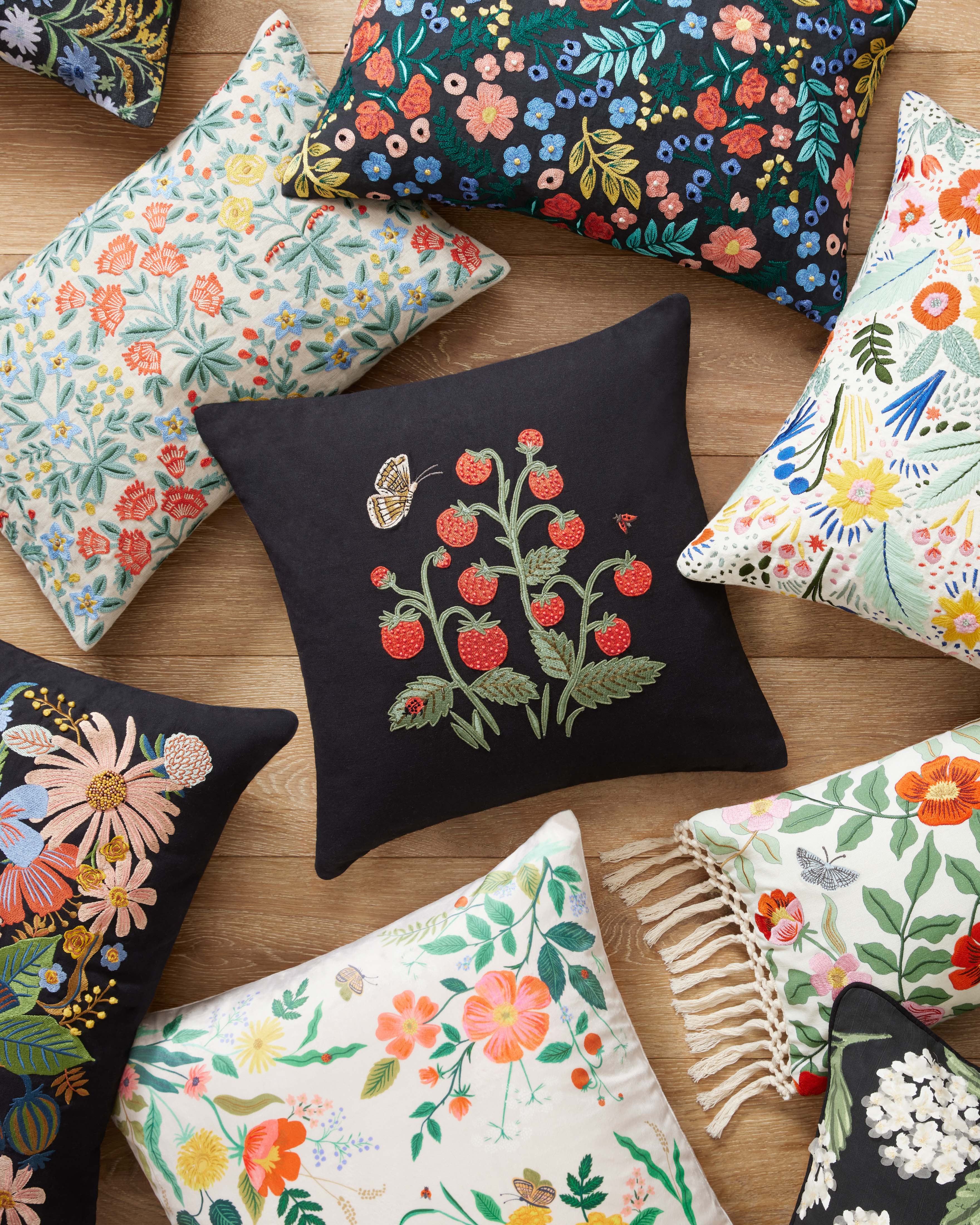 Rifle Paper Co. x Loloi Pillows Pillow large image 