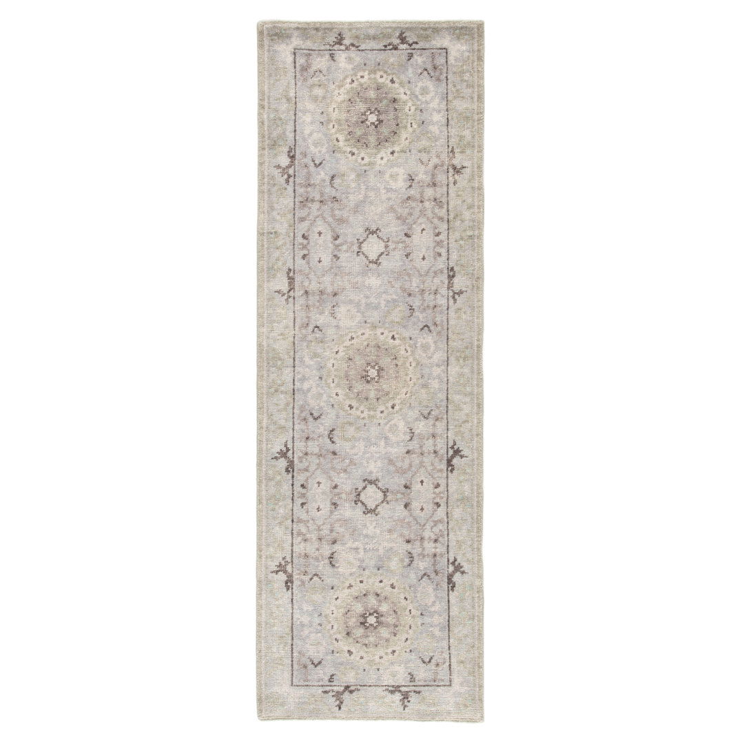 Kai Modify Overdyed Hand-Knotted Gray Area Rug large image 
