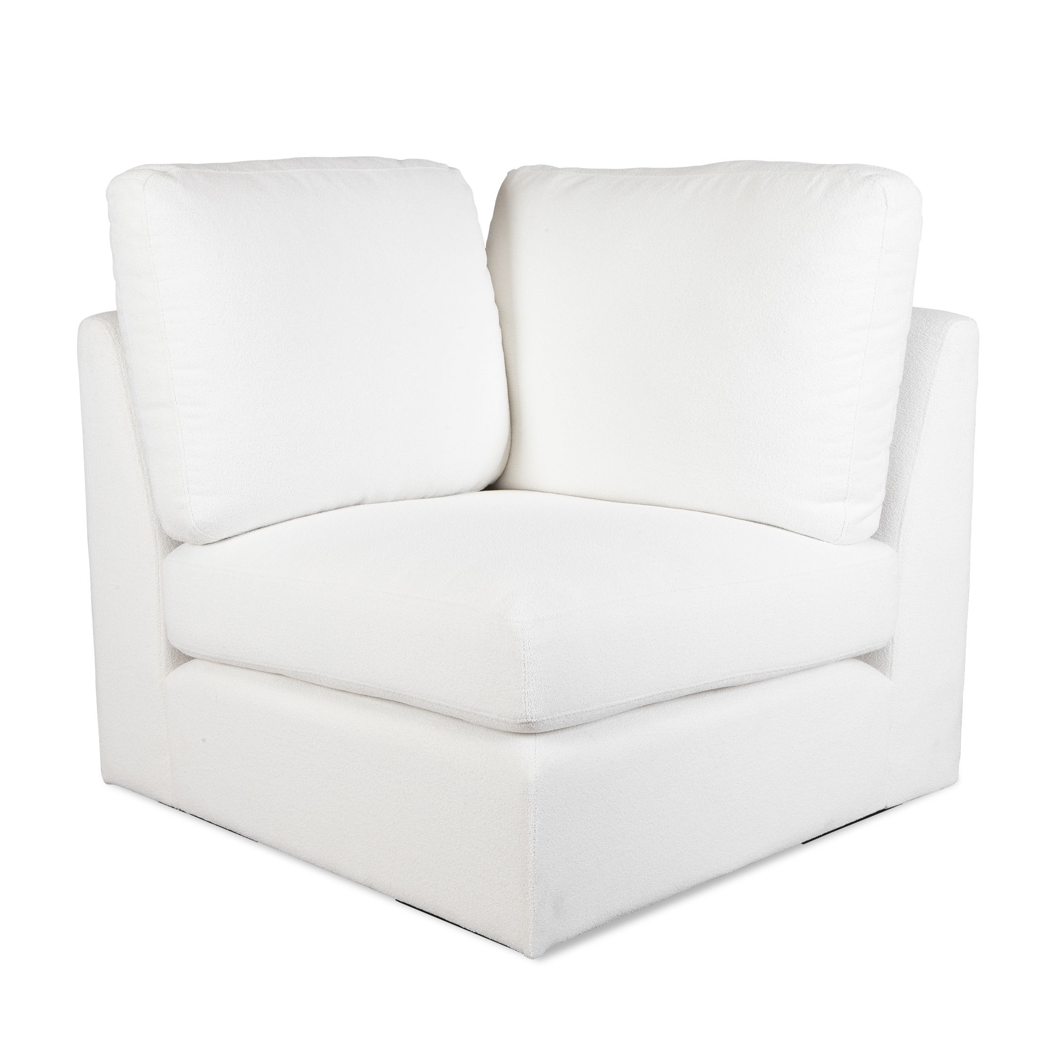 Refuge Arctic White Corner Sofa large image 