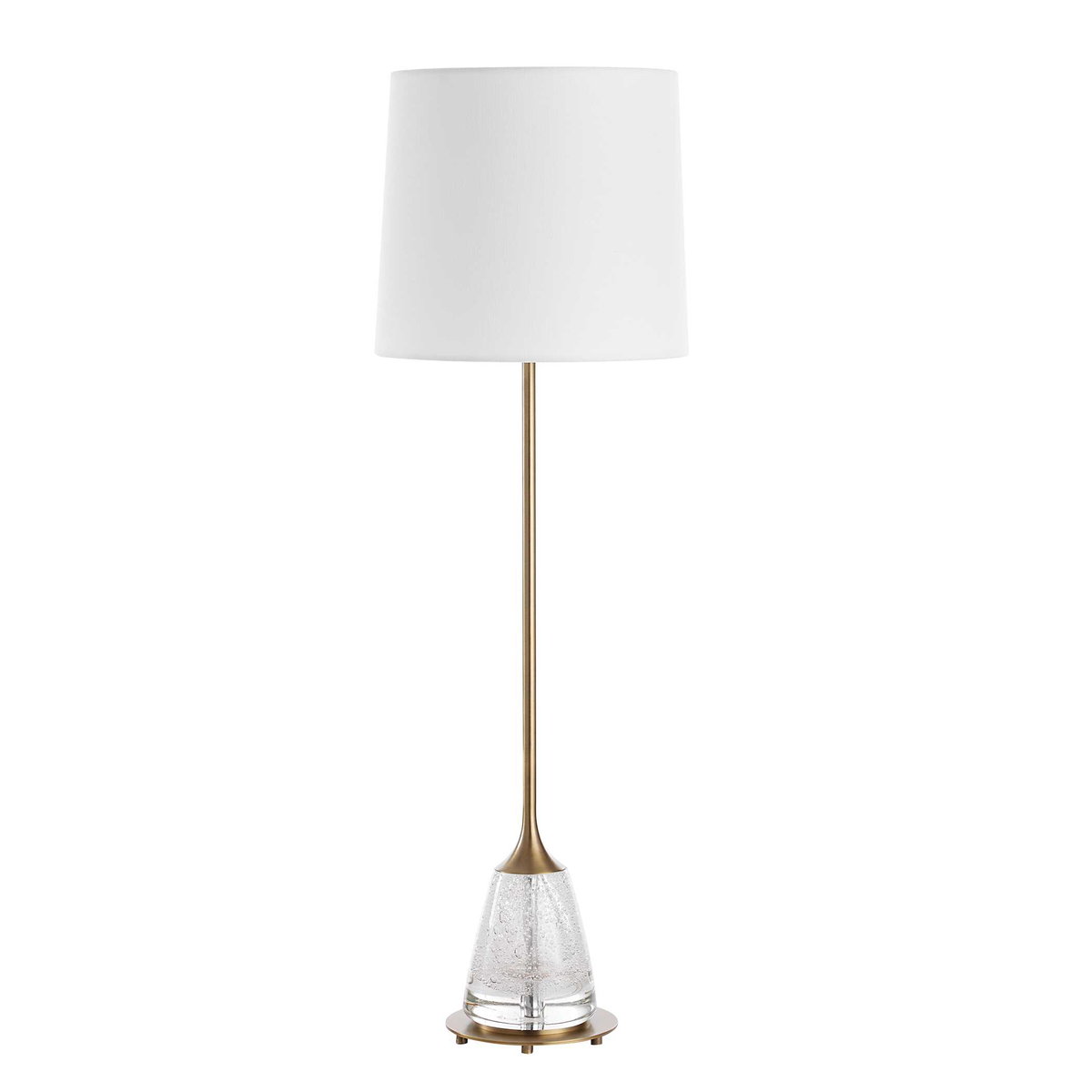 Alistair Brass Buffet Lamp, Table Lamp by Uttermost, 11" width x 34.25" height x 11" depth View 5