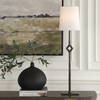Puncture Cordless Iron Buffet Lamp, Table Lamp by Uttermost, 9" width x 36.25" height x 9" depth thumbnail 2