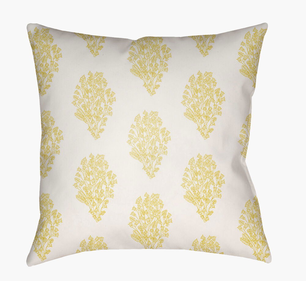 Moody Floral Accent Pillow, Decorative Pillow by Surya, 18" length x 18" width