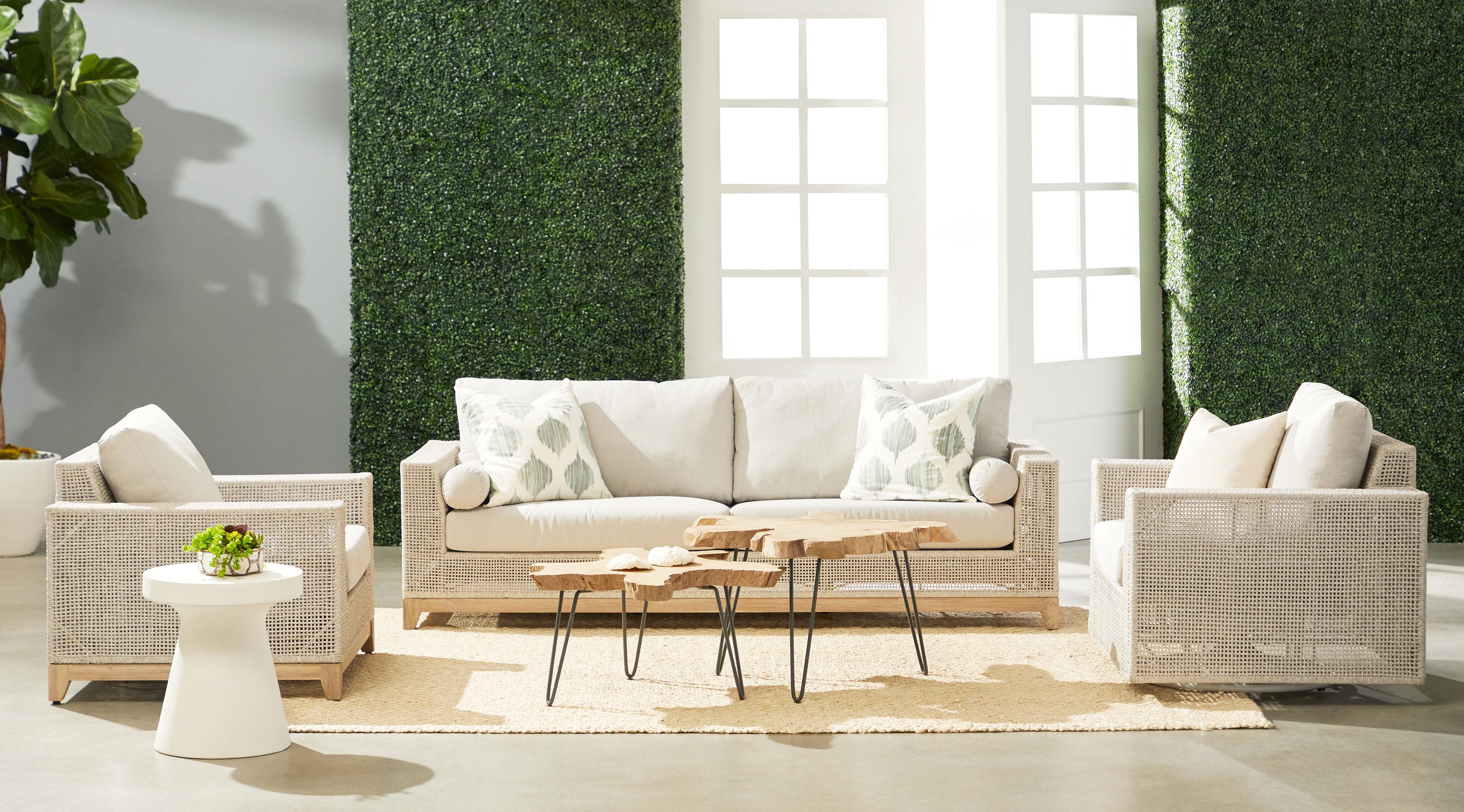 Tropez Outdoor Sofa Chair, Seating by Essentials for Living, 36.5" width x 33" height x 35" depth View 9