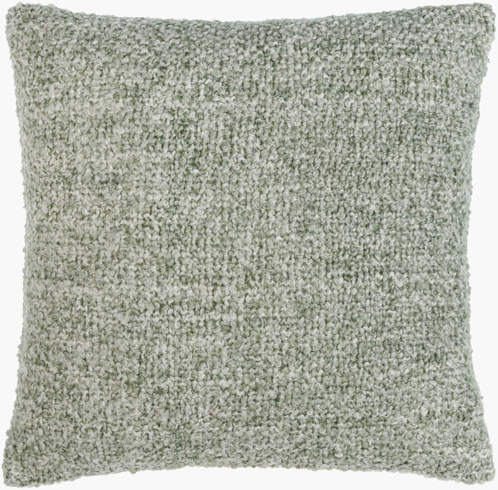Yarns Accent Pillow Down, Decorative Pillow by Surya, 20" length x 20" width
