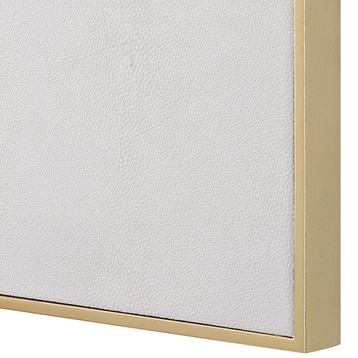 Cyprus White Square Mirror, by Uttermost, 40" width x 40" height x 1" depth View 6