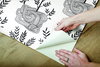 Seedlings Black Peel & Stick Wallpaper, by York Wall, 20' length x 1'8.5" width x 0.02" depth thumbnail 5