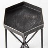 Sixx I Small Antiqued Metal Hexagonal Table Candle Holder thumbnail 7