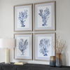 Shibori Coral Framed Prints, Set/4 thumbnail 2