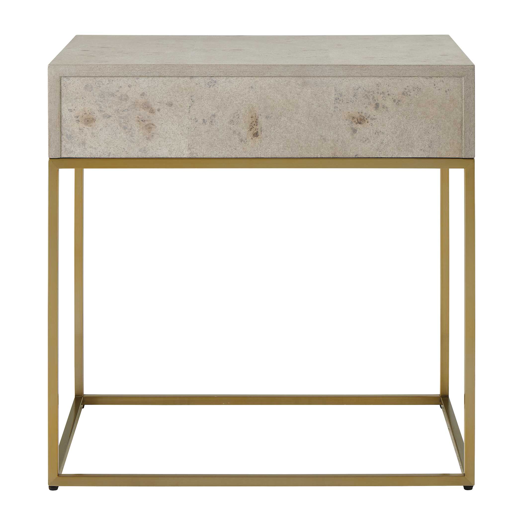 Pembrook Light Washed Side Table, Furniture by Uttermost, 25" width x 25" height x 18" depth View 6
