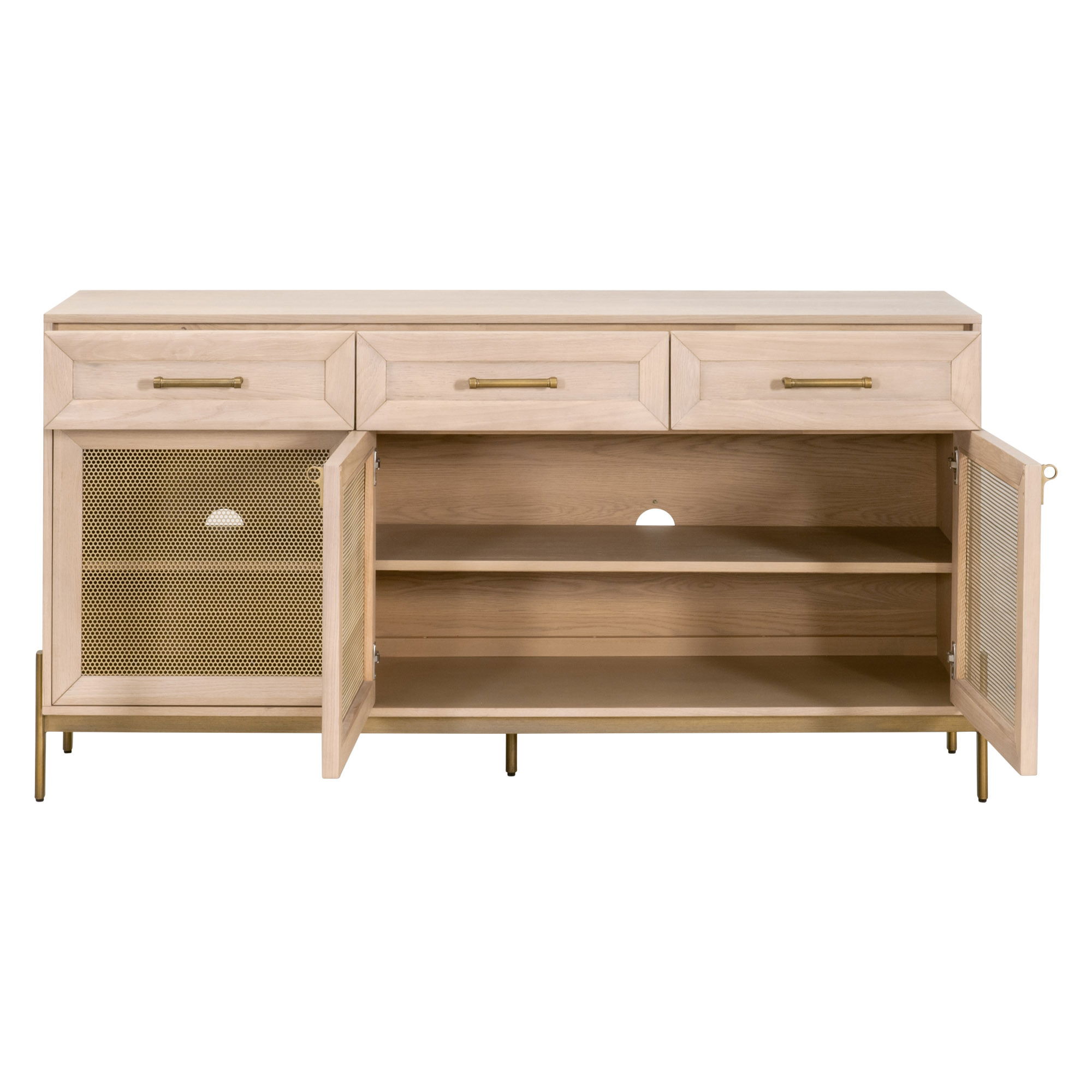 Dwell Media Sideboard, Cabinets & Sideboard by Essentials for Living, 65" width x 34.75" height x 18" depth View 5