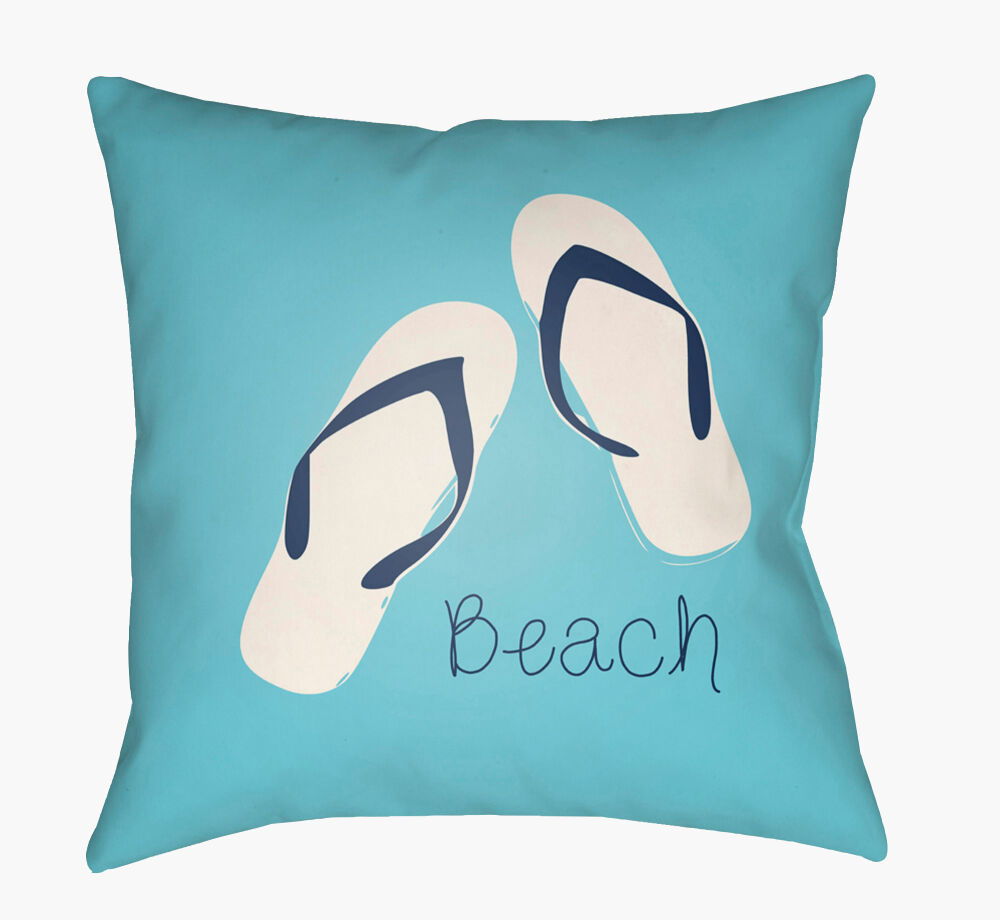 Carolina Coastal Accent Pillow, Decorative Pillow by Surya, 18" length x 18" width