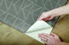 Love Triangles Grey Metallic Peel & Stick Wallpaper, by York Wall, 20' length x 1'8.5" width x 0.02" depth thumbnail 5