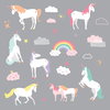 Unicorn Magic Wall Decals, by York Wall, 1'4.8" length x 9" width x 1.28" depth thumbnail