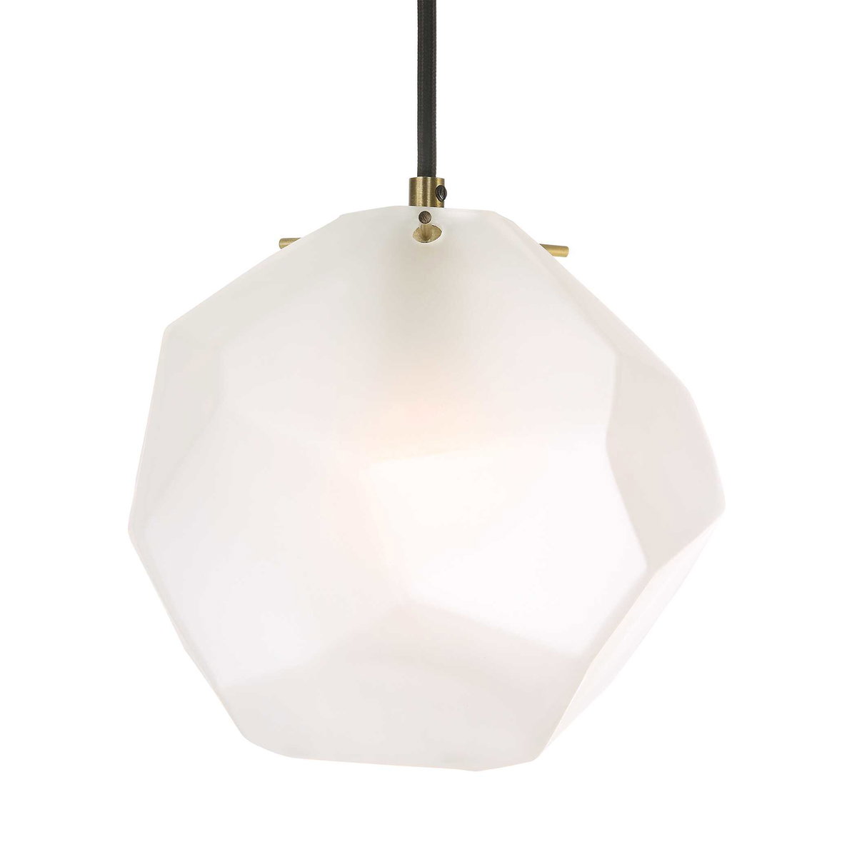 Geodesic 1 Light Mini Pendant, by Uttermost, 8.25" width x 8.25" height x 8" diameter x 6.87" depth View 8
