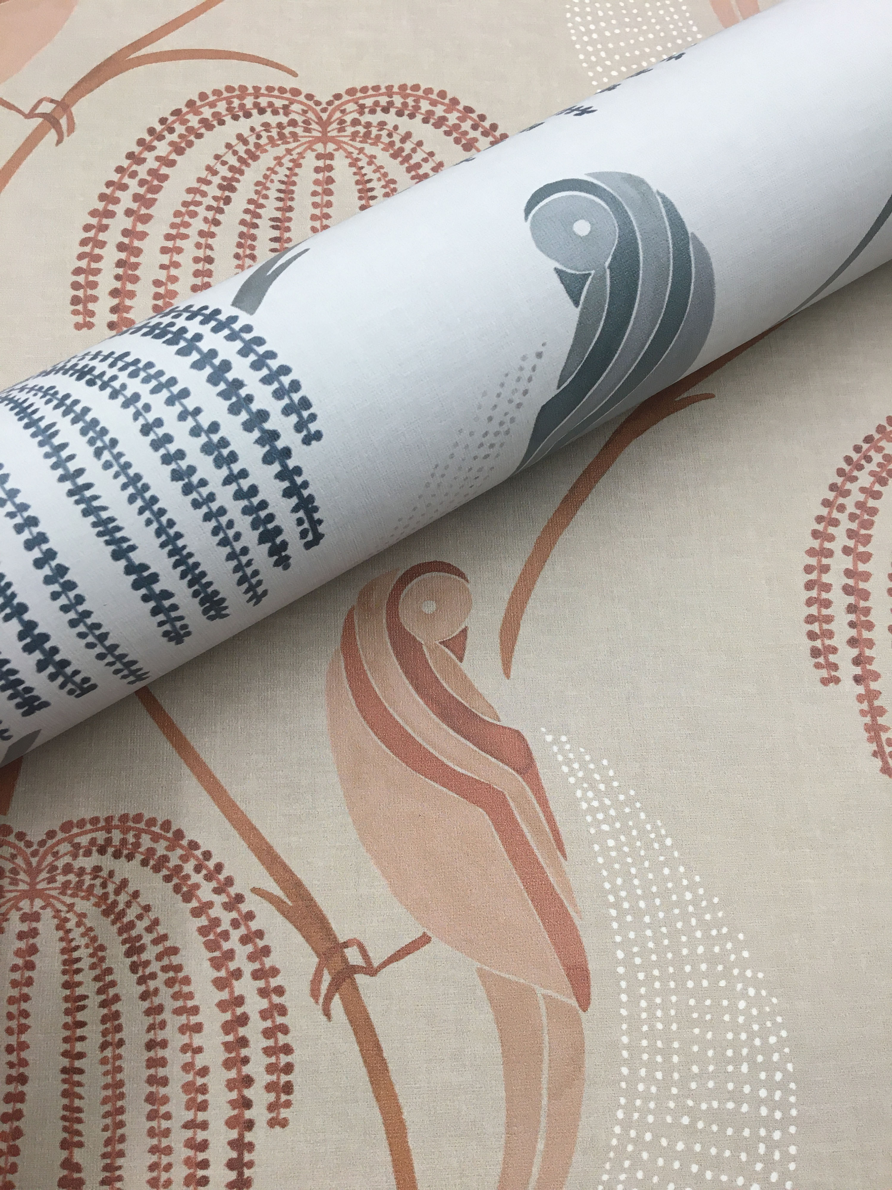 Blaise Light Pink Wallpaper large image 