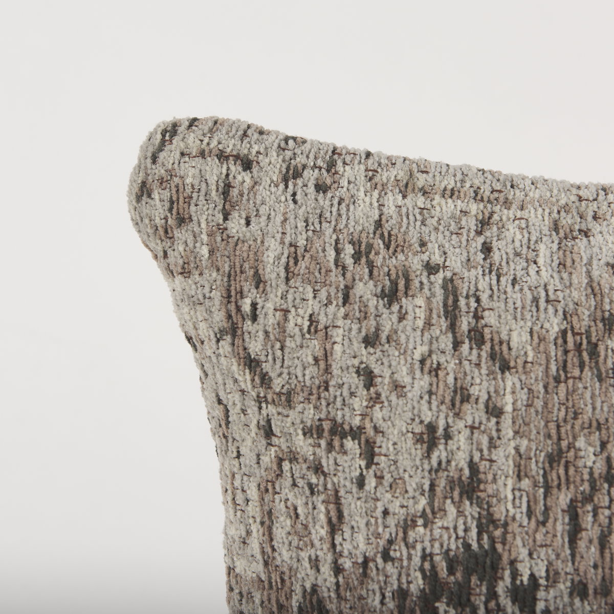 Khloe Taupe Lumbar Pillow Cover, Decorative Pillow by Mercana, 26" length x 0.5" width x 14" height View 7