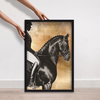 Taming the Rhythm Gold I - With Hand-Applied Gold Leaf (Gold Leaf), Art by Oliver Gal,  20x30 thumbnail 4