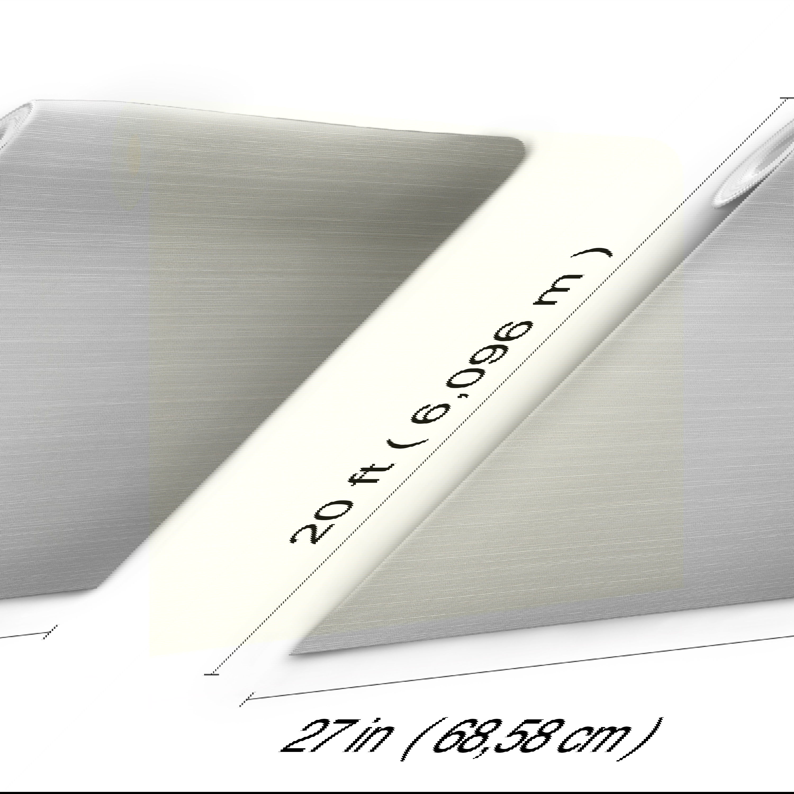 Laguna Abaca Grey Peel & Stick Wallpaper large image 
