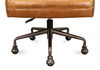 Andrew Jackson Desk Chair, Cuba Brown, Seating by Sarreid, 25" length x 29" width x 35" height thumbnail 8