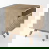 Sable  19.0L x 19.0W x 21.5H Light Brown Wood Side Table thumbnail 6