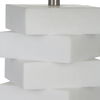 Ascent White Geometric Table Lamp thumbnail 6