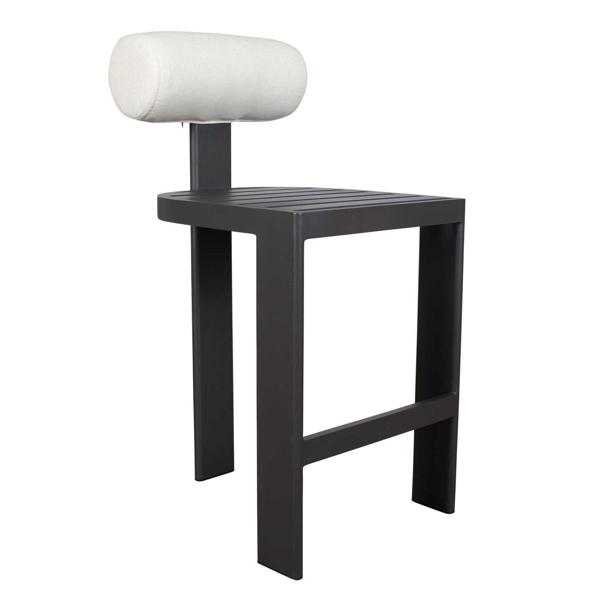 Bolster Back Outdoor Bar Stool, Outdoor Stool by Uttermost, 1'8" width x 3'6.5" height x 1'10.25" depth View 7
