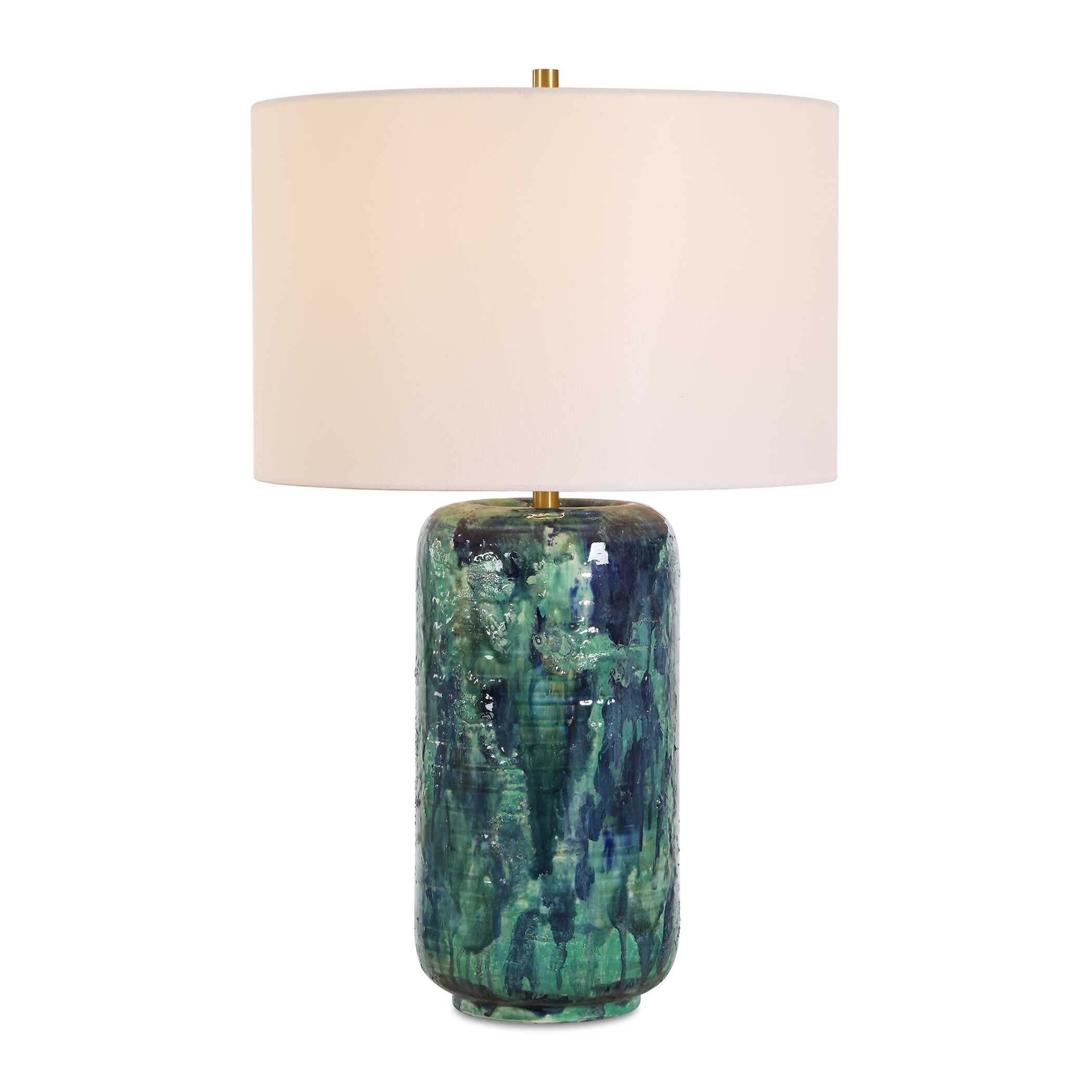 Out Of The Blue Table Lamp, by Uttermost, 16" width x 26" height x 16" depth View 1