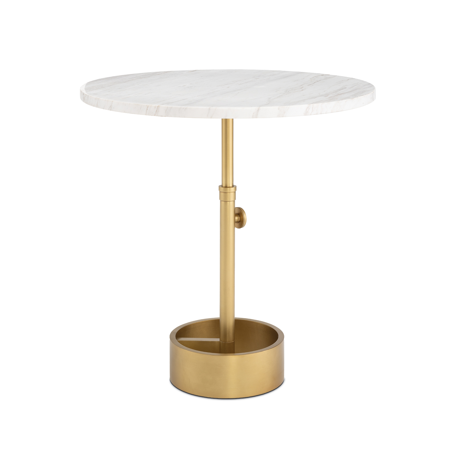 Online Designer Bedroom Myles Accent Table Large (Natural Brass)