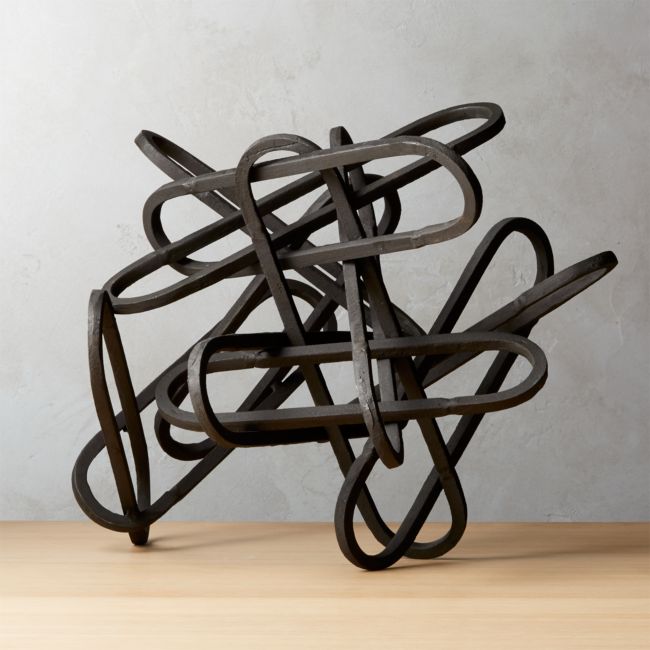 Online Designer Business/Office Links Black Sculpture