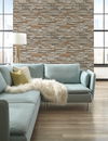 Flat Stone Brown & Grey Wallpaper thumbnail 2