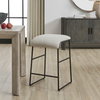 Arcane Ecru Counter Stool, Counter & Bar Stool by Uttermost, 17" width x 26" height x 17.5" depth thumbnail 2