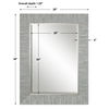 Belaya Gray Wood Mirror, by Uttermost, 28" width x 38" height x 1.25" depth thumbnail 3