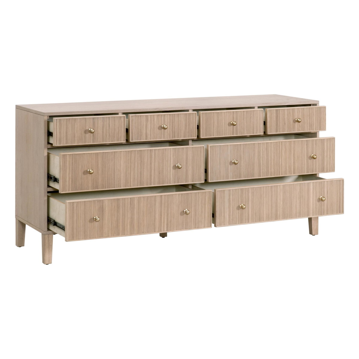 Highland 8-Drawer Double Dresser, by Essentials for Living, 67.5" width x 32" height x 20" depth View 4