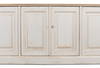 Antique Whitewash Sideboard  6 Door, by Sarreid, 1'8" length x 9'11" width x 3' height thumbnail 8